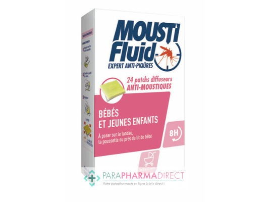 Bébé / Grossesse Moustifluid Patchs Diffuseurs Bébés et Jeunes Enfants x24