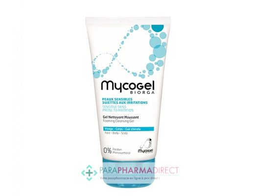 Corps / Beauté Biorga Mycogel Gel Nettoyant Moussant Peaux Sensibles 150ml