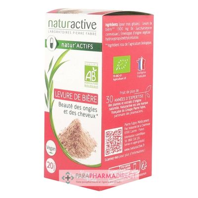 Hygiène / Bien-Être Naturactive Levure de Bière BIO 60 gélules