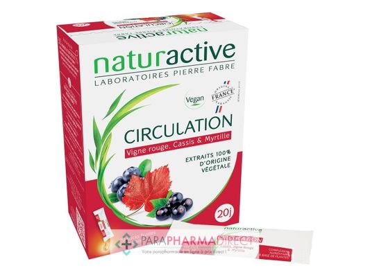 Nutrition / Sport Naturactive Circulation 20 sticks fluides