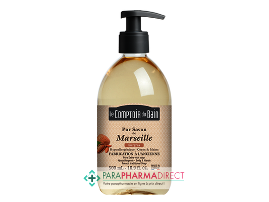 Corps / Beauté Le Comptoir du Bain Savon Liquide de Marseille Surgras Nature 500ml