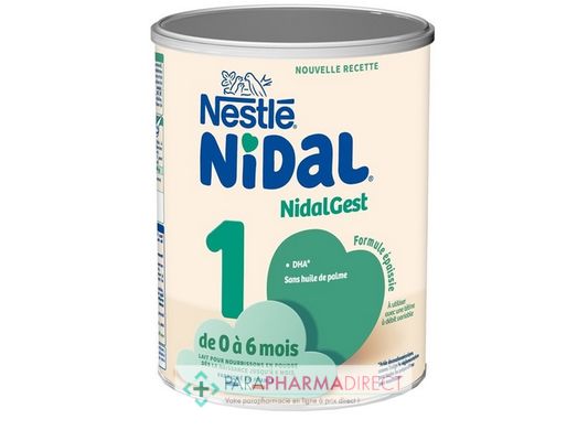 Bébé / Grossesse Nidal Gest 1 Lait en Poudre 1er Age 0-6 mois 800g : Laits pour Bébé / Enfant