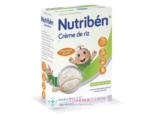 Bébé / Grossesse Nutriben Crème De Riz Sans Gluten Dès 4 Mois 300g : Repas pour Bébé / Enfant