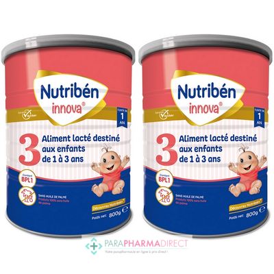 Bébé / Grossesse Nutriben Innova Lait 3ème Âge - LOT de 2x800g : Laits pour Bébé / Enfant