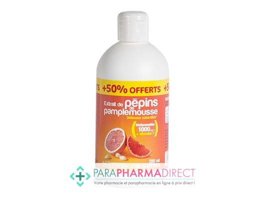 Nutrition / Sport Nutrisanté Extrait de Pépins de Pamplemousse Défenses Naturelles 200ml + 100 ML OFFERTS