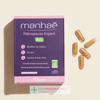 Nutrition / Sport Manhaé - Ménopause Expert BIO 60 gélules