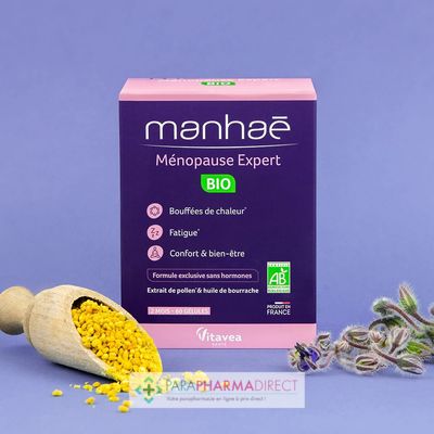 Nutrition / Sport Manhaé - Ménopause Expert BIO 60 gélules