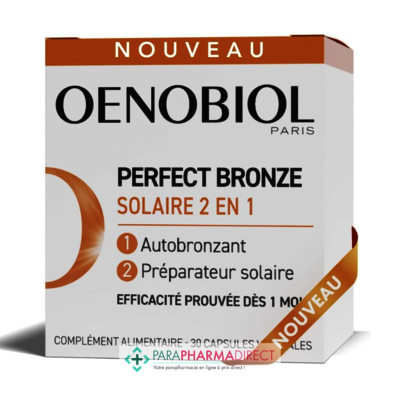 Nutrition / Sport Oenobiol Perfect Bronze - Solaire 2 en 1 - 30 capsules