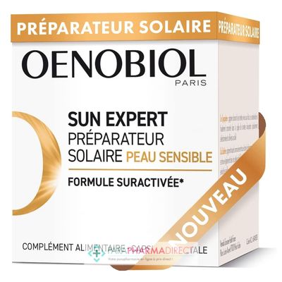 Nutrition / Sport Oenobiol Sun Expert - Préparateur Solaire - Peau Sensible 30 Capsules
