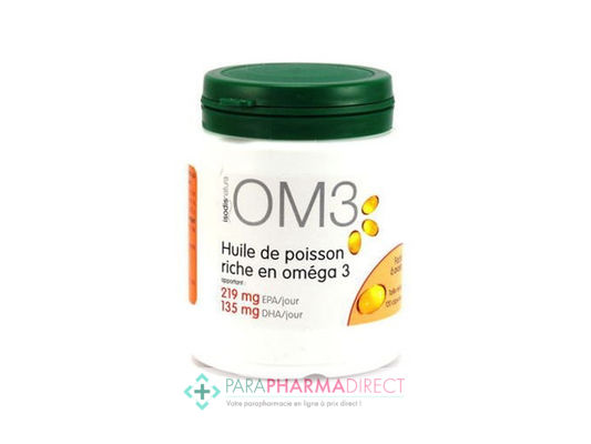 Nutrition / Sport OM3 Huile de Poisson Riche en Oméga3 120 Capsules