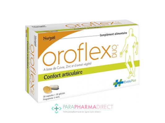 Nutrition / Sport Nut'exel Oroflex Duo Confort Articulaire 1 Mois (30 Gélules + 30 Capsules)