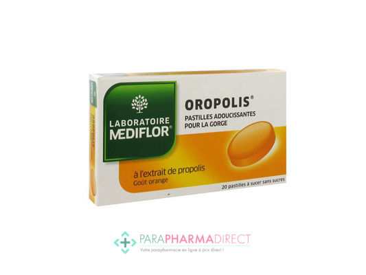 Nutrition / Sport Oropolis Pastilles Pour La Gorge Orange 20 pastilles