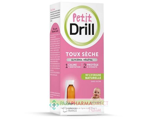 Bébé / Grossesse Petit Drill Toux Sèche Dès 6 mois Goût Fraise Sirop 125 ml