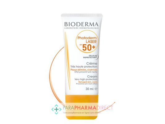 Corps / Beauté Bioderma Photoderm Laser SPF50+ Crème Solaire 30ml : Protection pour Solaires