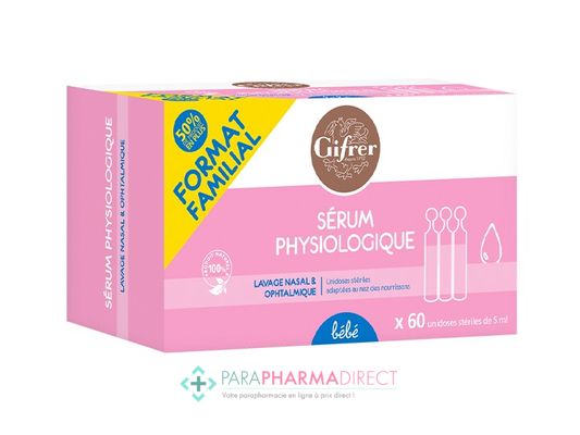 Bébé / Grossesse Gifrer Bébé Sérum Physiologique 60 Unidoses de 5ml