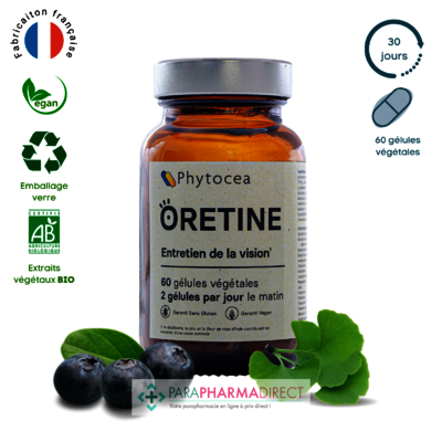 Nutrition / Sport Phytocea O.retine Entretien de la Vision 60 gélules