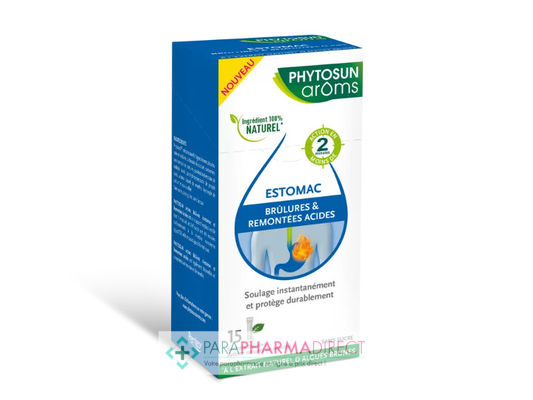 Nutrition / Sport Phytosun Arôms Estomac Brûlures & Remontées Acides 15 sachets liquides