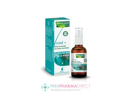 Hygiène / Bien-Être Phytosun Arôms Articulations Huile de Massage Détente du Dos & de la Nuque Kiné +4 50ml