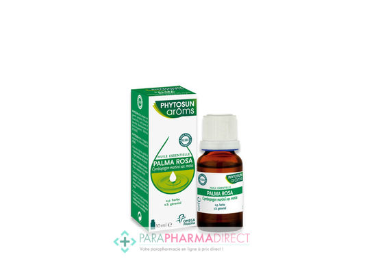 Hygiène / Bien-Être Phytosun Arôms Huile Essentielle Palma Rosa BIO 10ml : Huiles Essentielles pour Phyto-Aroma / BIO