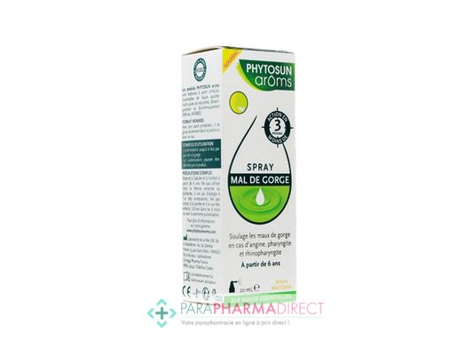 Hygiène / Bien-Être Phytosun Arôms Spray Mal de Gorge Arôme Miel Citron 20ml
