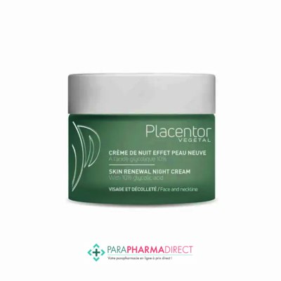 Corps / Beauté Placentor Végétal Crème de Nuit Effet Peau Neuve 50mL : Anti-Age pour Visage