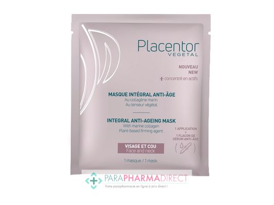Corps / Beauté Placentor Végétal Masque Intégral Visage Anti-âge 35g : Anti-Age pour Visage