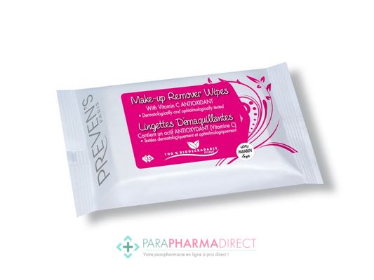 Corps / Beauté Preven's Lingettes Démaquillantes x15