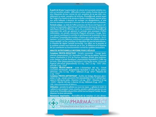 Nutrition / Sport Phyto Research ProstaSecurA Prostate – Troubles urinaires 60 gélules