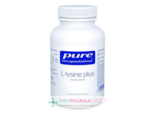 Nutrition / Sport Pure Encapsulations L-Lysine plus Acide aminé 90 capsules