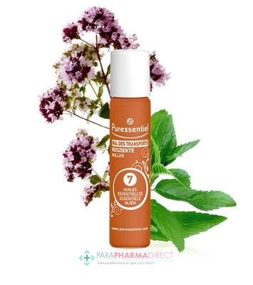 High-Tech / Autres Puressentiel Mal des Transport Roller aux 7 Huiles Essentielles 5 ml : Transport pour Voyages