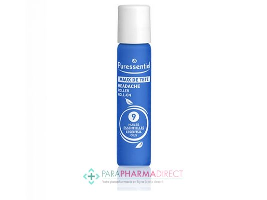 Hygiène / Bien-Être Puressentiel Maux de Tête Roller aux 9 Huiles Essentielles 5 ml