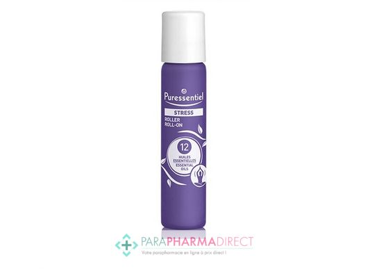 Hygiène / Bien-Être Puressentiel Stress Roller aux 12 Huiles Essentielles 5 ml : Huiles Essentielles pour Phyto-Aroma / BIO