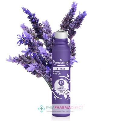 Hygiène / Bien-Être Puressentiel Stress Roller aux 12 Huiles Essentielles 5 ml : Huiles Essentielles pour Phyto-Aroma / BIO