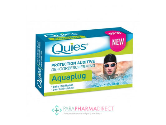 Nutrition / Sport Quies Aquaplug Protection Auditive - Natation 1 paire réutilisable