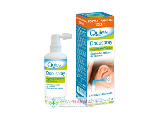 Hygiène / Bien-Être Quies Docuspray Spray D'Hygiène de l'Oreille 100 ml