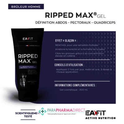 Nutrition / Sport Eafit Ripped Max Gel - Définition Abdos Pectoraux Quadriceps 200 ml
