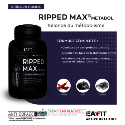 Nutrition / Sport Eafit Ripped Max Metabol - Relance du Métabolisme 63 Comprimés
