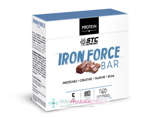 Nutrition / Sport STC Nutrition Protein Iron Force Barre Energétique 5x50g