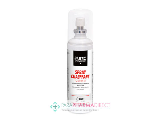 Nutrition / Sport STC Nutrition Performance Résistance Spray Chauffant Tonifiant Echauffement Musculaire 75ml