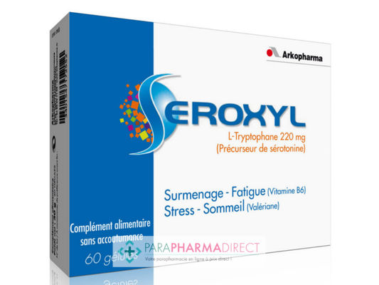 Nutrition / Sport ArkoPharma Séroxyl Surmenage Fatigue Stress Sommeil 60 gélules