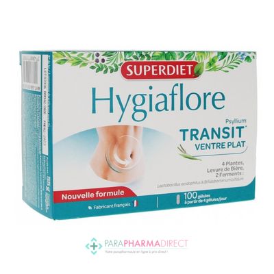 Nutrition / Sport Superdiet Hygiaflore Transit Ventre Plat 100 Gélules