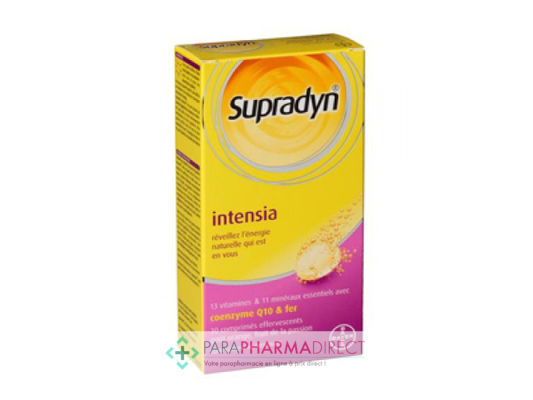 Nutrition / Sport Supradyn Intensia Riche en Fer Réduit la Fatigue 30 Comprimés Effervescents : Forme / Fatigue pour Compléments Alimentaires