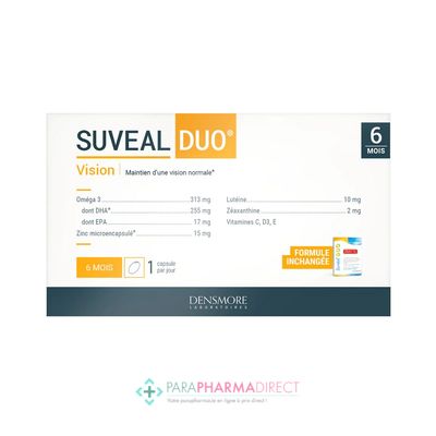 Nutrition / Sport Densmore Suvéal DUO 180 Capsules (6 mois)