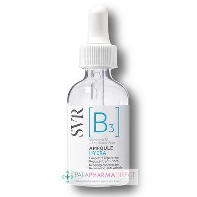 Corps / Beauté SVR [B3] Ampoule Hydra - Concentré Réparateur, Repulpant, Anti-rides 30 ml : Anti-Age pour Visage