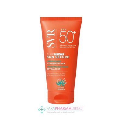 Corps / Beauté SVR Sun Secure SPF50+ Blur Teinté Crème Mousse Flouteur Optique 50ml : Protection pour Solaires