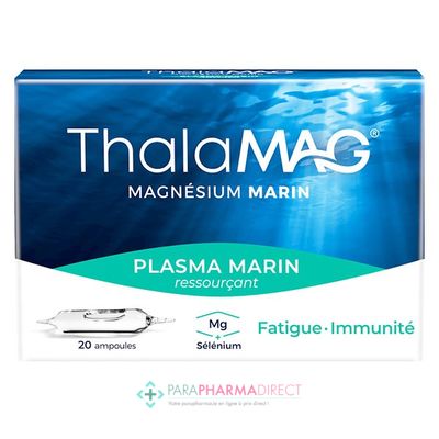 Nutrition / Sport Thalamag Plasma Marin Ressourçant 20 ampoules