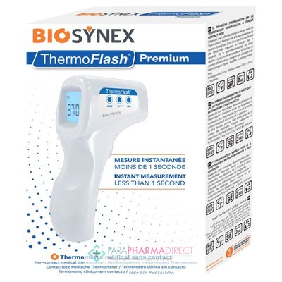 Bébé / Grossesse Biosynex ThermoFlash Premium - Thermomètre Frontal Infrarouge Sans Contact