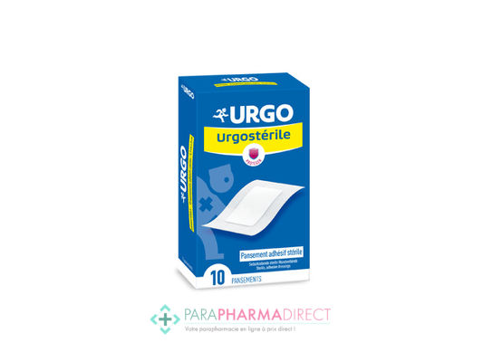 High-Tech / Autres Urgo Urgostérile Pansements Adhésifs Stériles 5,3cm x 8cm Boîte de 10 : Pansements pour Premiers Secours
