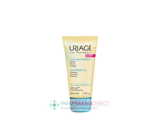 Corps / Beauté Uriage Huile Lavante Peaux Sensibles 50ml Format Voyage