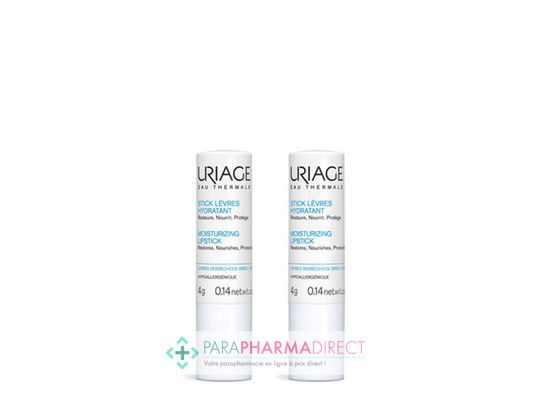 Corps / Beauté Uriage Stick Lèvres Soin Réparateur 2x4g